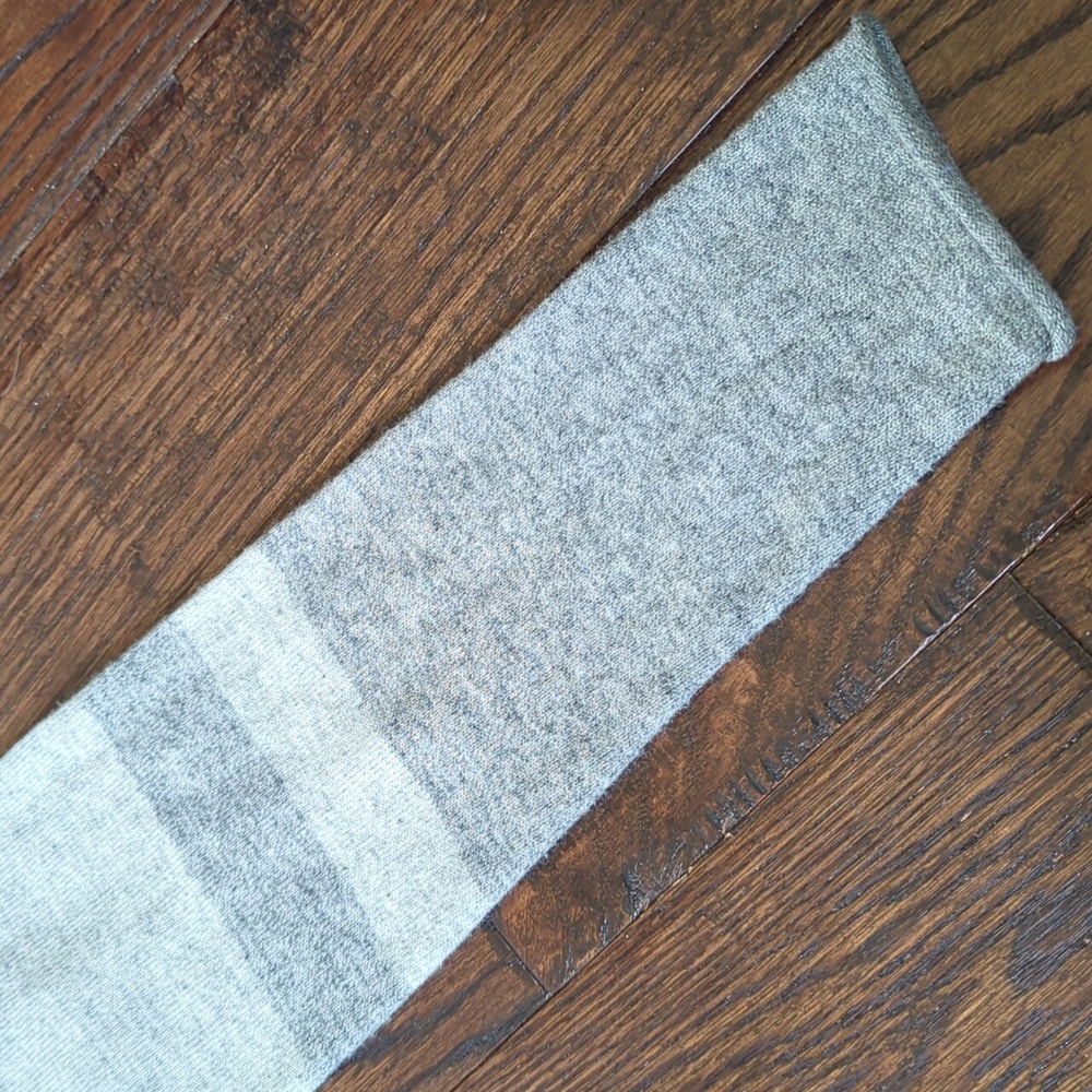SMARTWOOL I Knit Two-Tone Striped Gray Akamina Wool Blend Crew Neck Sweater, M - Picture 10 of 16